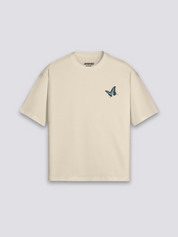 Camiseta mariposa japonesa estampado japonés oversize