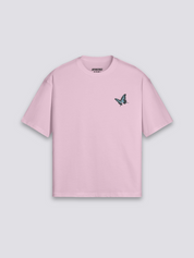 Camiseta mariposa japonesa estampado japonés oversize