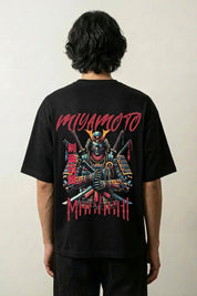 Camiseta Miyamoto Musashi - 二天一流 — Negro