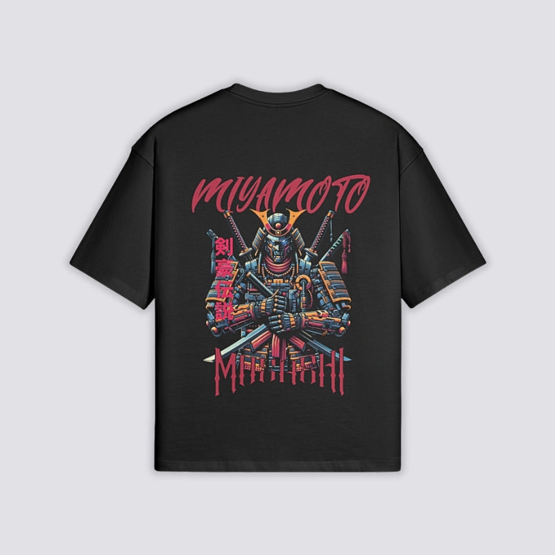 Camiseta Miyamoto Musashi - 二天一流 — vista 4