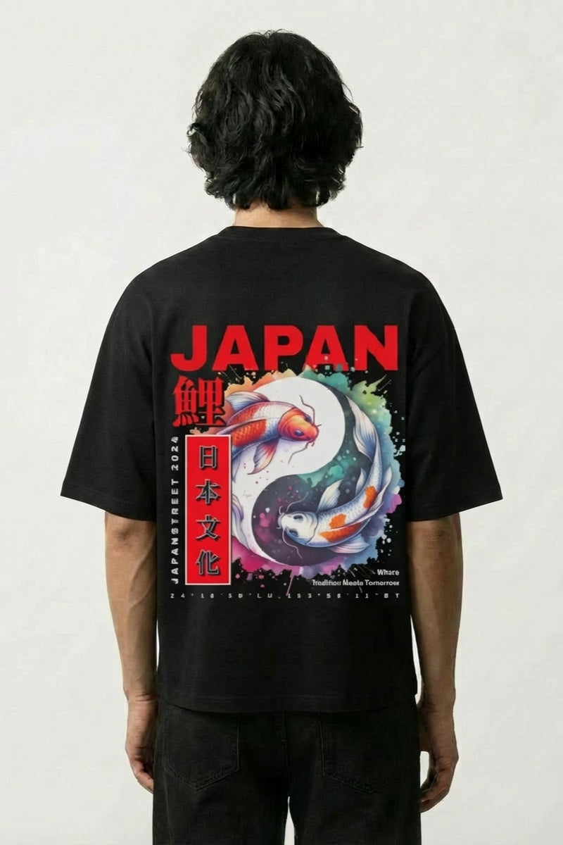 Camiseta pez japonés - カーペ camiseta japonesa streetwear Ropa Japonesa