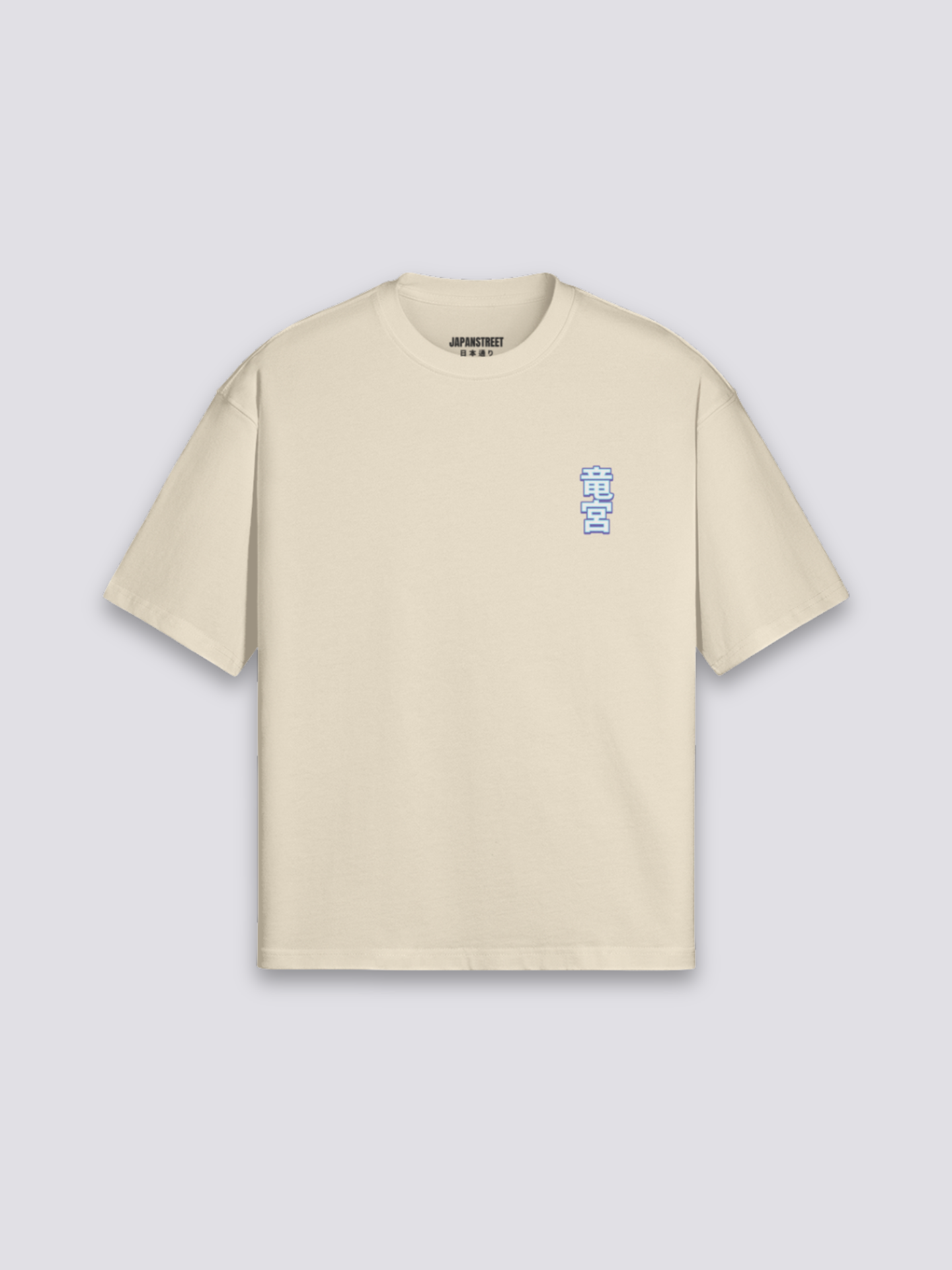 Camiseta ramen fury dragón estampado japonés oversize