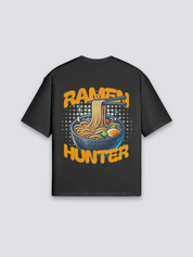Camiseta noodles ramen hunter estampado japonés oversize