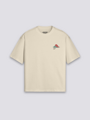 Camiseta retro japonesa rana samurái estampado japonés oversize