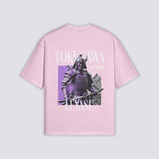Camiseta Tokugawa Ieyasu - 三つ葉葵 — Rosa