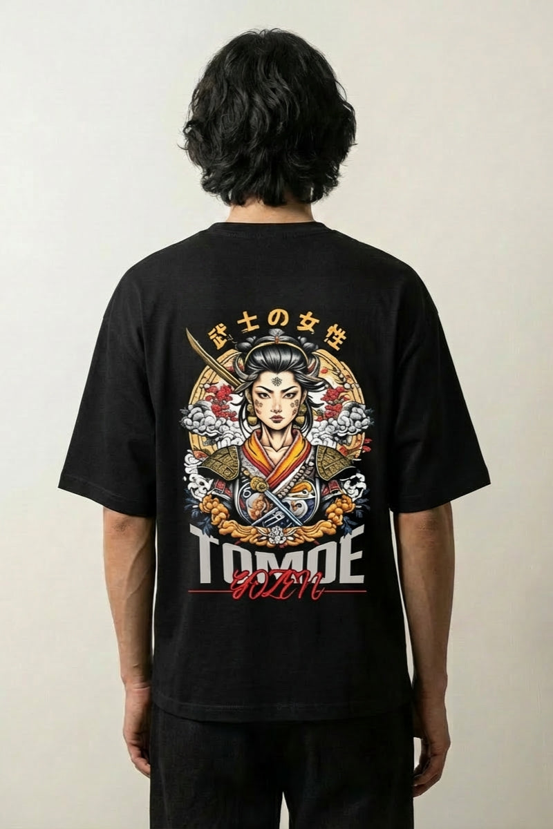 Camiseta Tomoe Gozen - 巴御前 — Negro