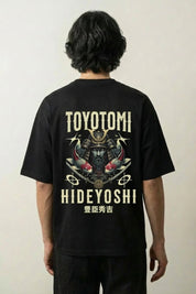 Camiseta Toyotomi Hideyoshi - 豊臣秀吉 — Negro