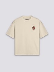 Camiseta Yokai estampado japonés oversize