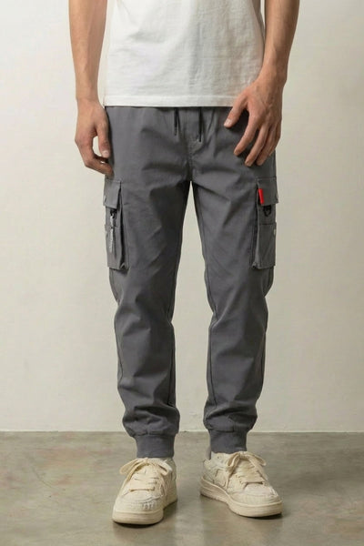 Pantalones Cargo Gris 'Military Techwear'