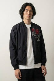 Cazadora japonesa Classical Ryu vista trasera bordado poliéster cazadora souvenir sukajan streetwear japonés Ropa Japonesa
