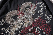Cazadora japonesa Classical Ryu vista trasera bordado poliéster cazadora souvenir sukajan streetwear japonés Ropa Japonesa