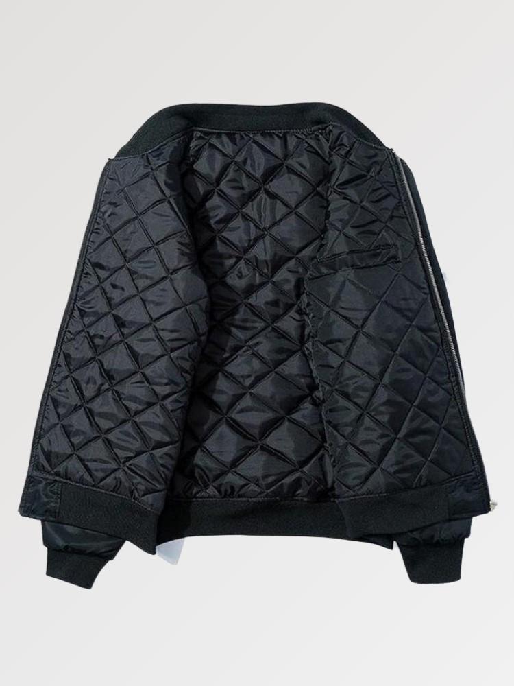 Cazadora japonesa Yokai Oniri vista trasera bordado poliéster cazadora souvenir sukajan streetwear japonés Ropa Japonesa