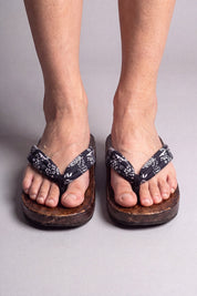 Chanclas japonesas geta, motivo de tira 6