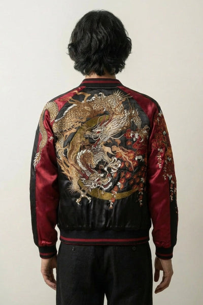 Cazadora bomber japonesa 'Sue-Ryu' para hombre