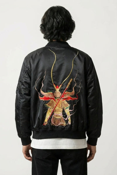 Chaqueta bomber japonesa vintage 'Samurai'