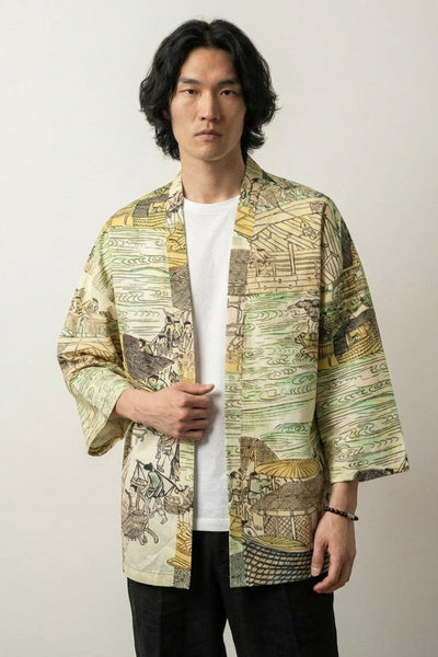 Chaqueta kimono estampada 'Edición Kaito'