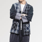 Kimono de cuadros 'Seiya'