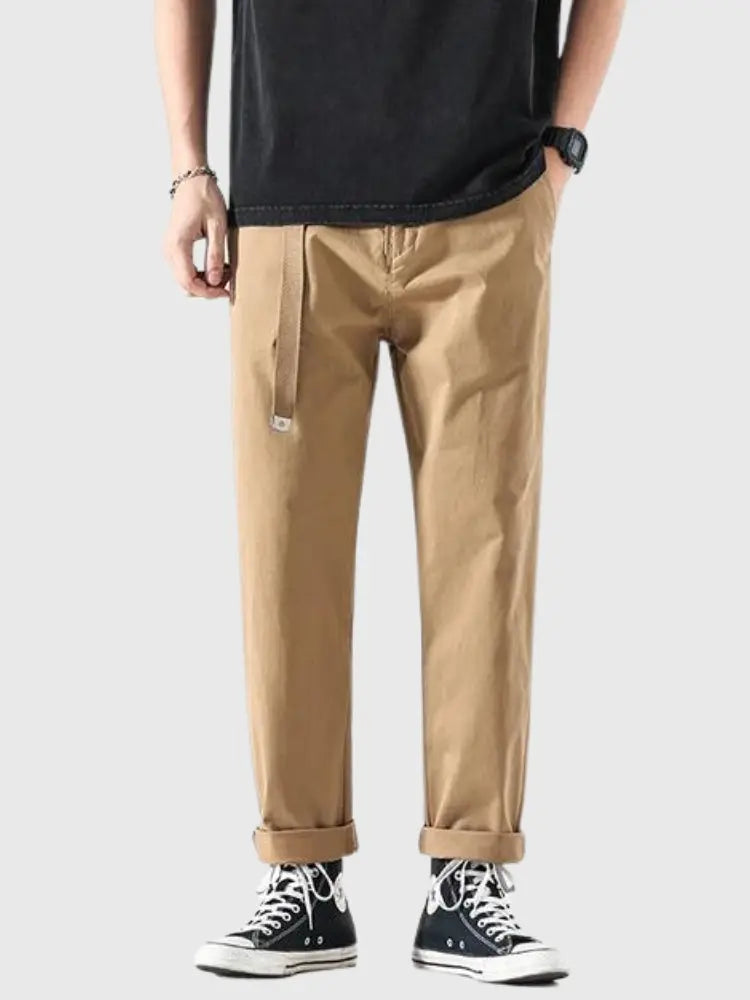 Pantalones anchos chic
