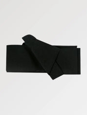 Cinturón obi de hombre Sapporo negro enteramente mate uniforme kakuobi Ropa Japonesa