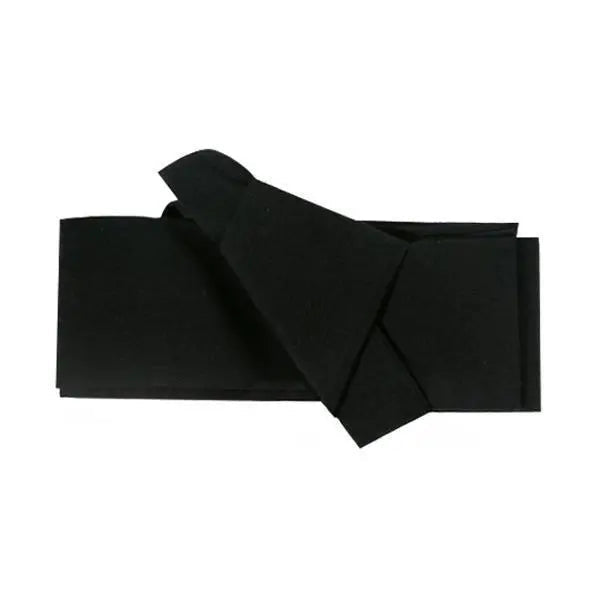 Cinturón obi de hombre Sapporo negro enteramente mate uniforme kakuobi Ropa Japonesa