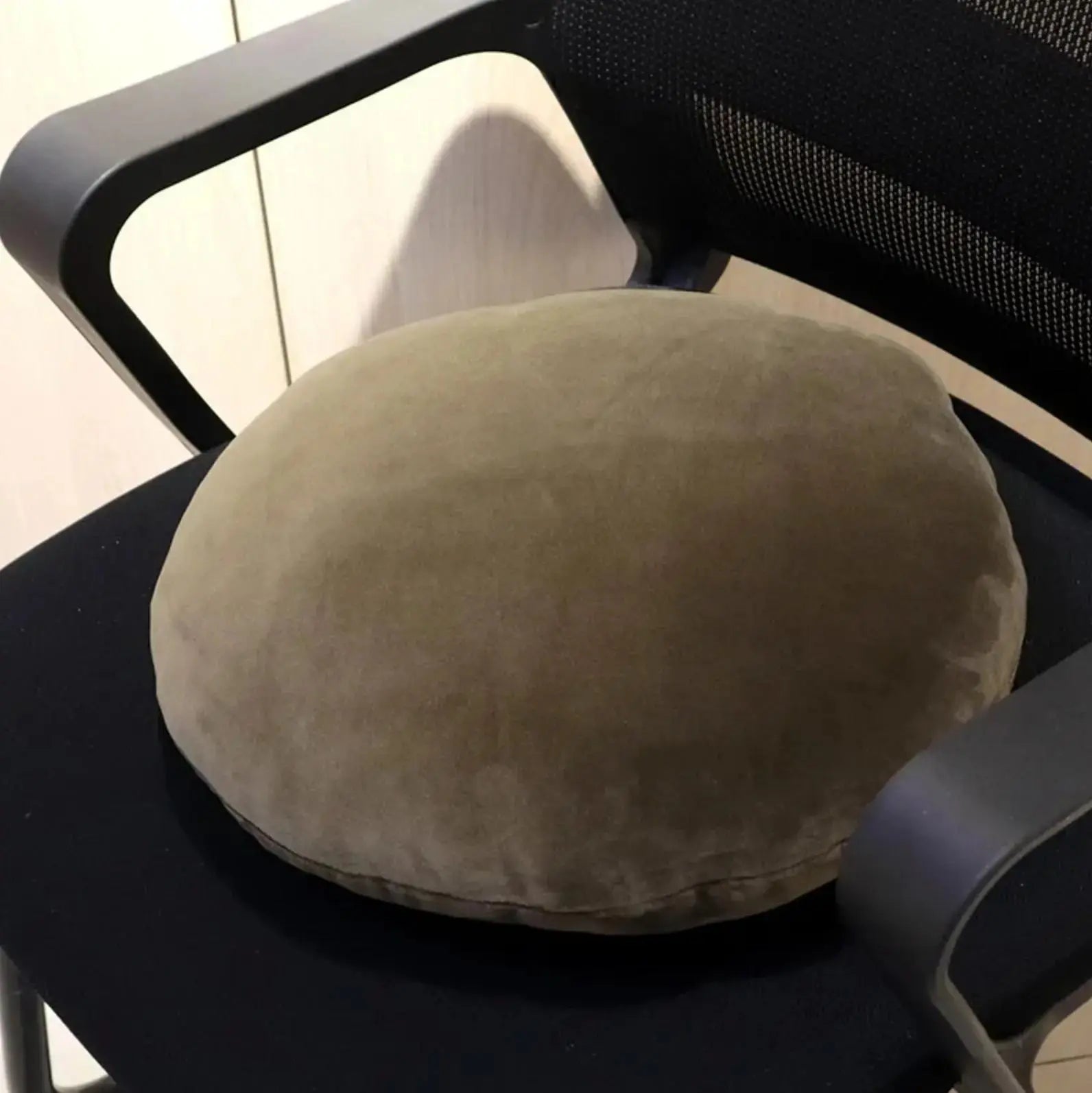 Cojín de terciopelo japonés Nishio redondo abombado pastel acolchado capitoné Ropa Japonesa