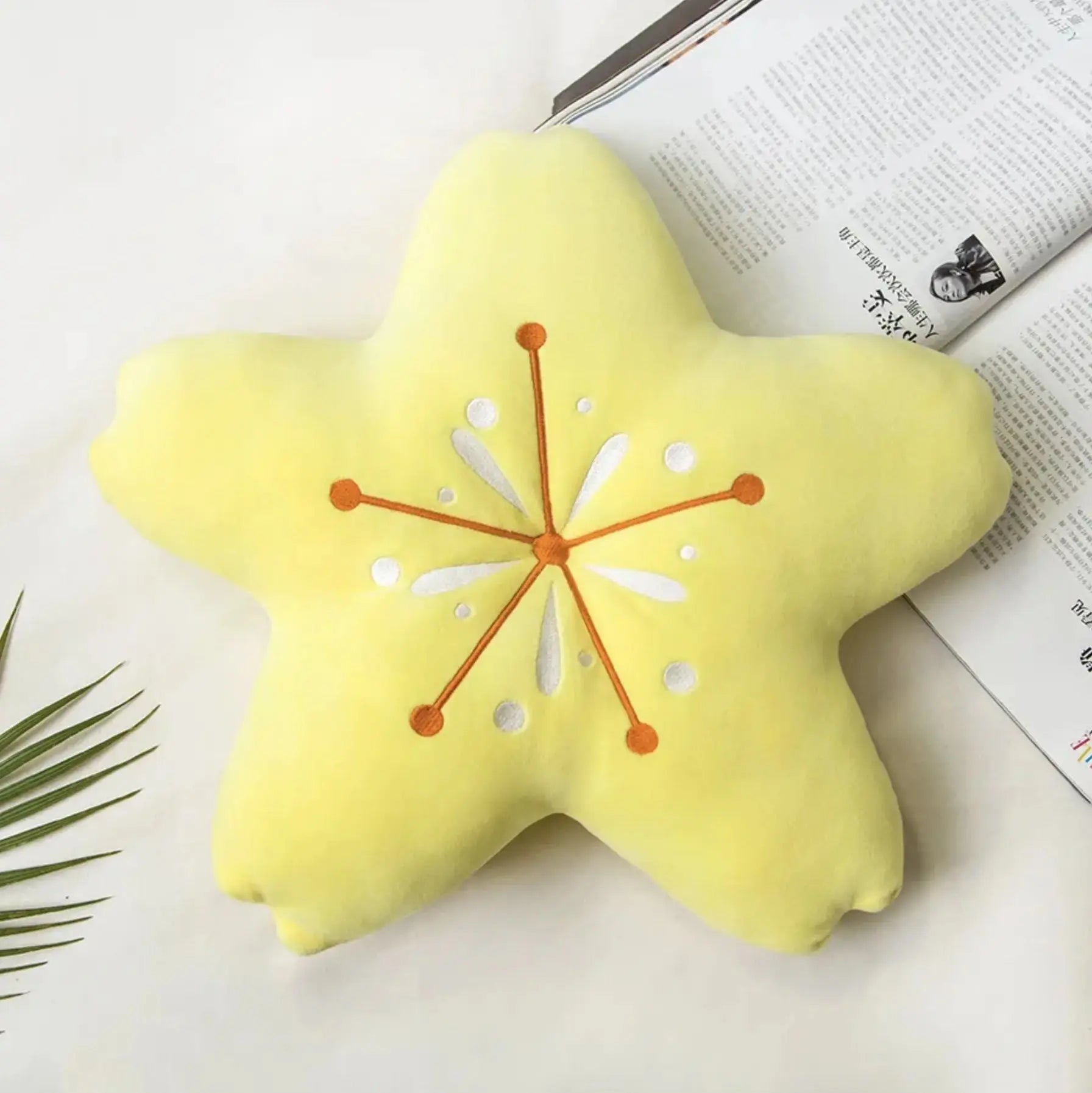 Cojín estrella de mar japonesa Shuka en peluche terciopelo de cinco puntas Ropa Japonesa