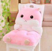 Cojín japonés para niños Hamusuta asiento peluche en forma de hámster Ropa Japonesa