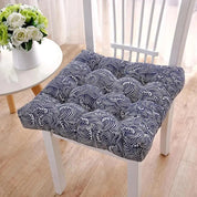 Cojín japonés para silla Yashio cuadrado acolchado sashiko marino estampado Ropa Japonesa