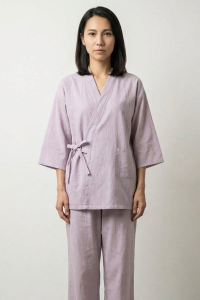 Conjunto Pijama Japonés Lavanda 'Fujikiri'