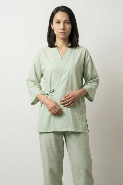 Conjunto Pijama Japonés Verde 'Matcha'