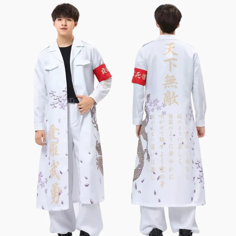 Disfraz japonés inspirado en el Dragón Blanco