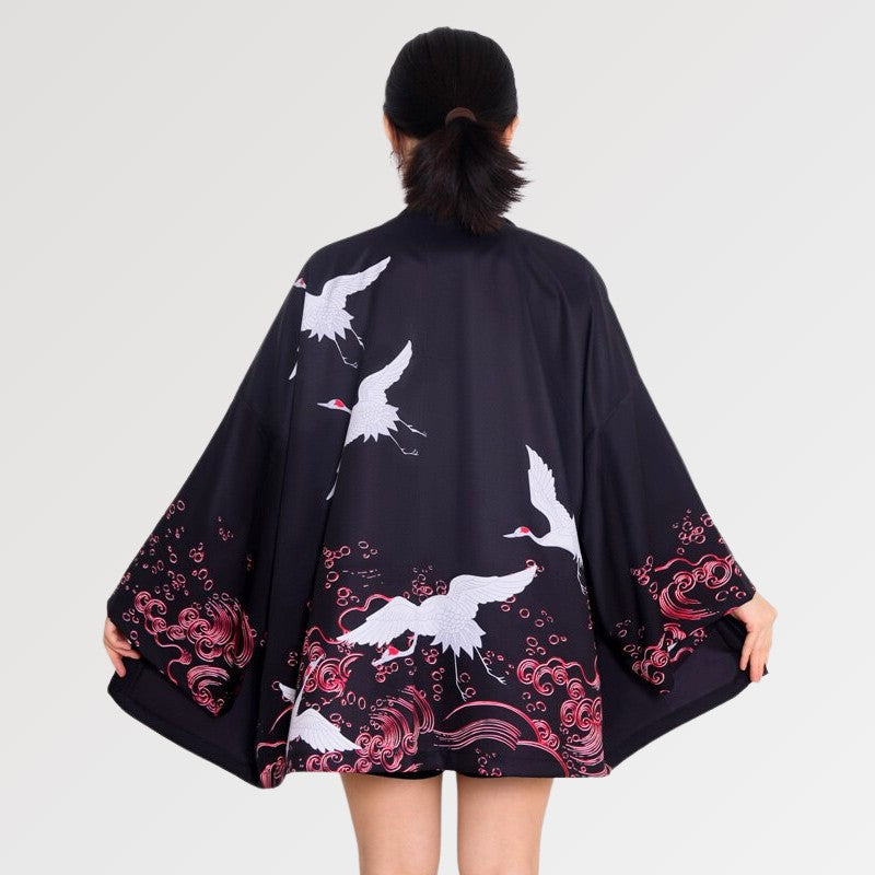Kimono de grulla