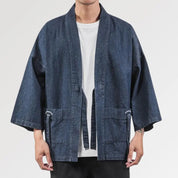 Chaqueta vaquera tipo kimono