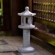 Farol japonés de piedra de imitación Asashi formato columna para avenida o entrada Ropa Japonesa