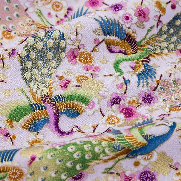 Furoshiki 'Kujaku Hana' - Ropa Japonesa