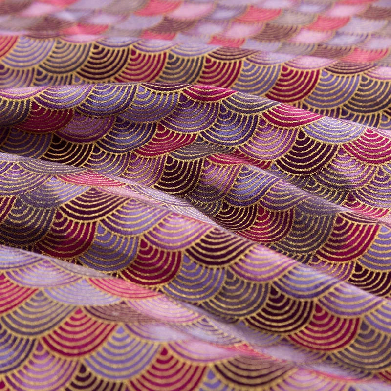 Furoshiki 'Murasaki Nami' - Ropa Japonesa