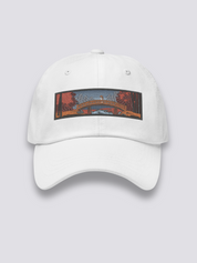 Gorra Bordada Ukiyo-e Blanco - Ropa Japonesa