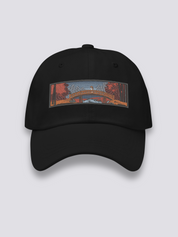 Gorra Bordada Ukiyo-e Negro - Ropa Japonesa