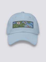Gorra Carpa Koi Azul Claro - Ropa Japonesa