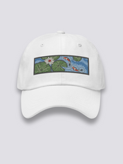 Gorra Carpa Koi Blanco - Ropa Japonesa