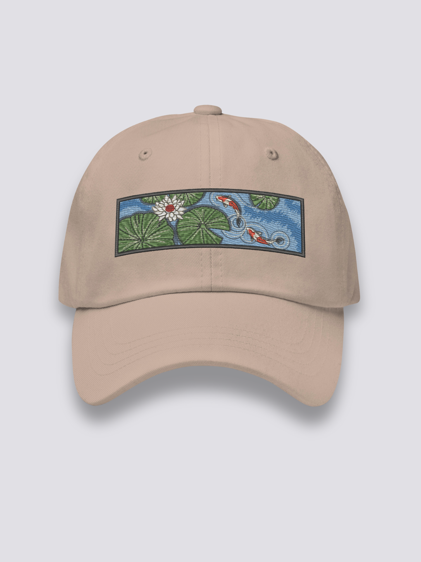 Gorra Carpa Koi Crema - Ropa Japonesa