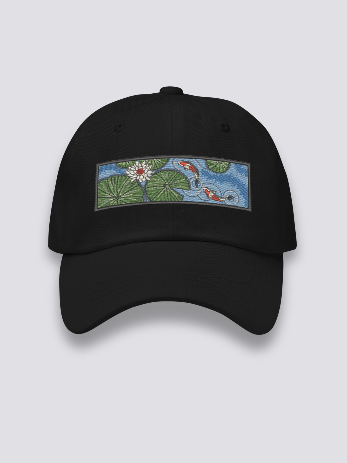 Gorra Carpa Koi Negro - Ropa Japonesa