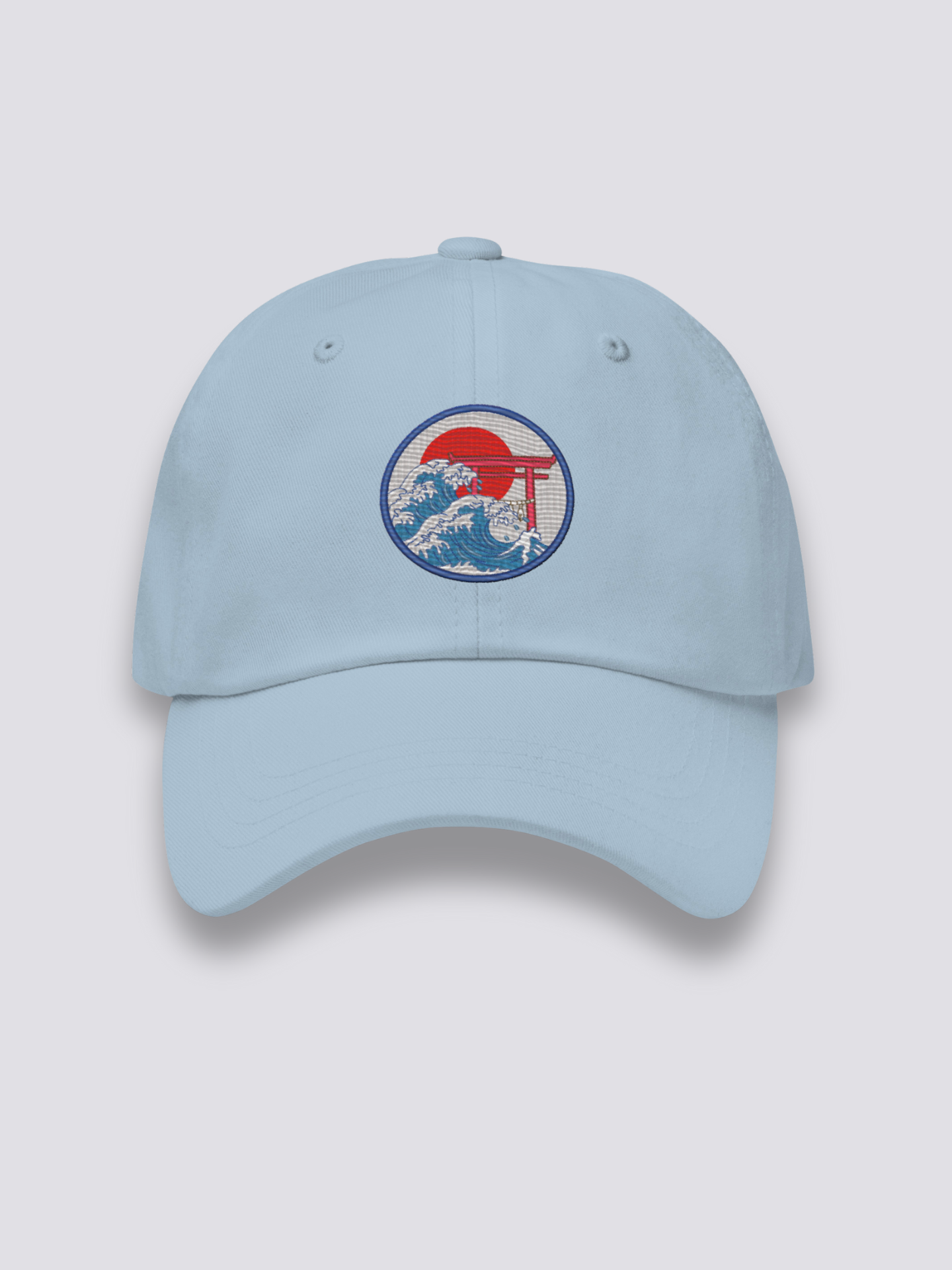 Gorra Estilo Japonés Azul Claro - Ropa Japonesa