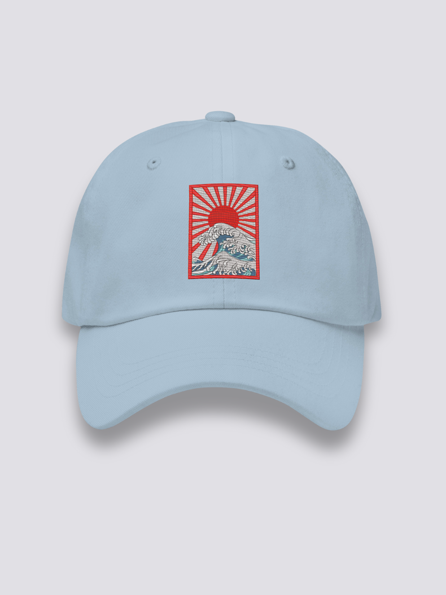Gorra Hokusai Azul Claro - Ropa Japonesa