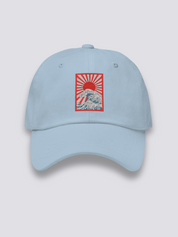 Gorra Hokusai Azul Claro - Ropa Japonesa
