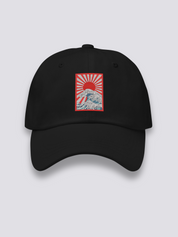 Gorra Hokusai Negro - Ropa Japonesa