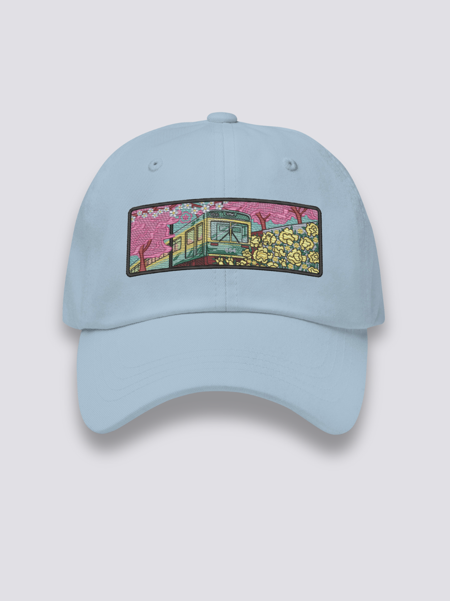 Gorra Japonesa Old School Azul Claro - Ropa Japonesa