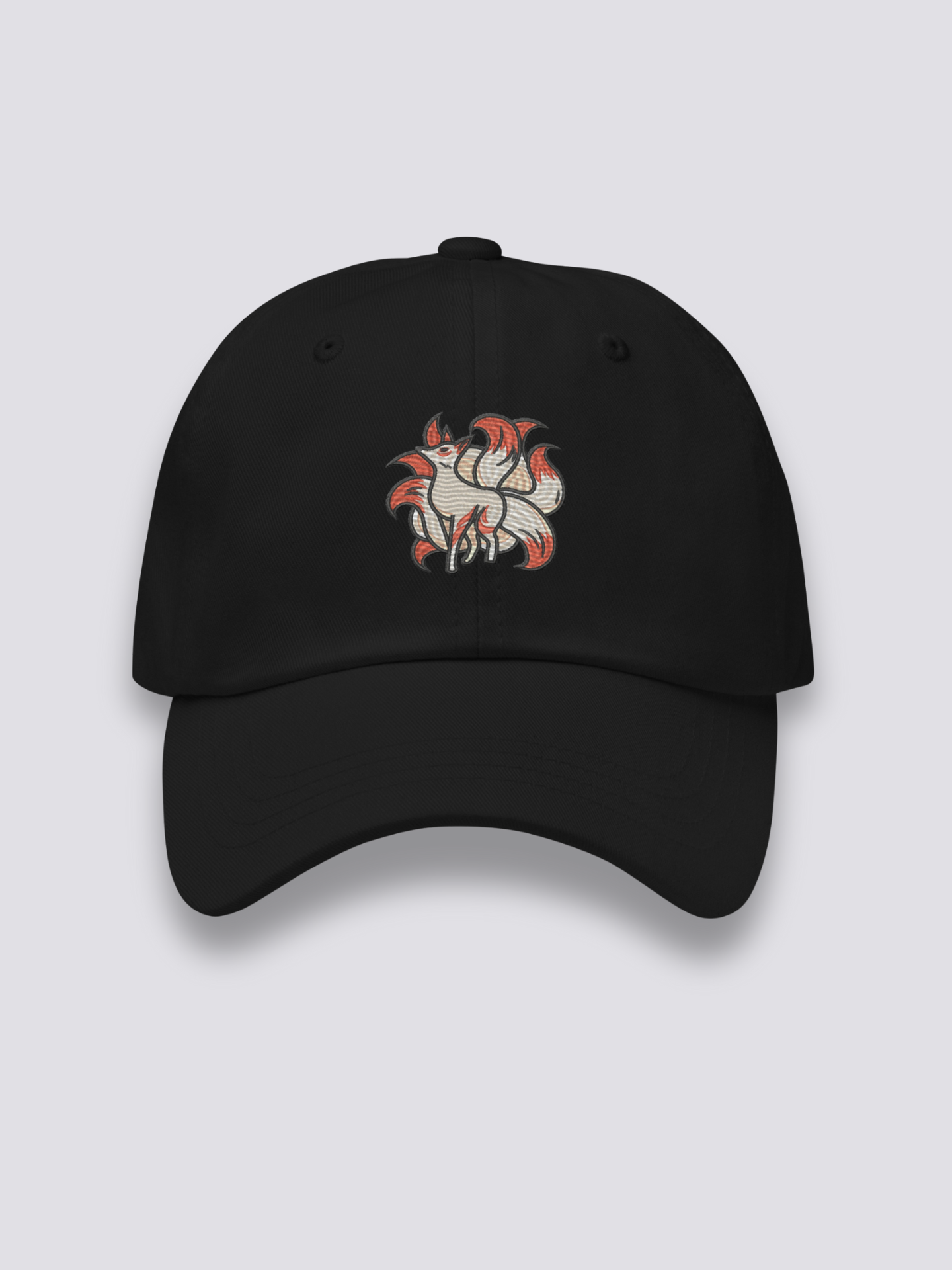 Gorra Kitsune Negro - Ropa Japonesa