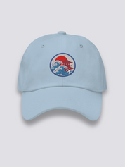 Gorra Logo Japonés Azul Claro - Ropa Japonesa