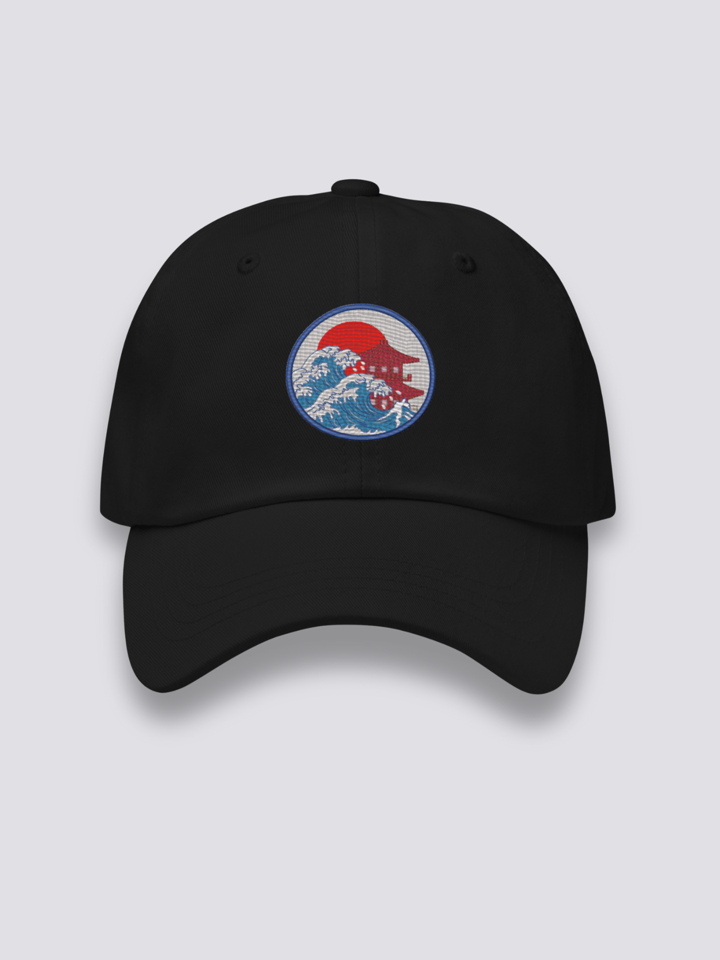 Gorra Logo Japonés Negro - Ropa Japonesa